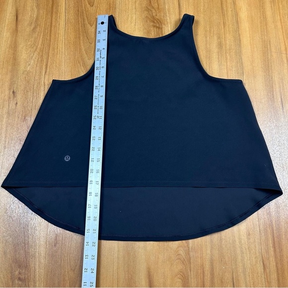 Lululemon Athletica Black Asymmetrical Sleeveless Tank - Picture 5 of 6